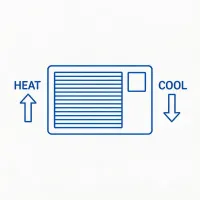 Heat pump icon