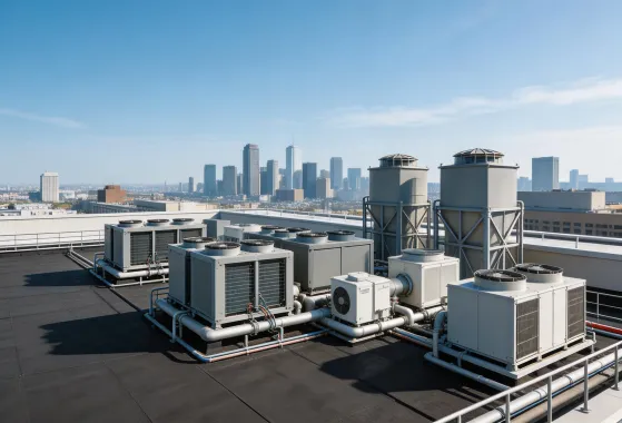 Commercial building HVAC system