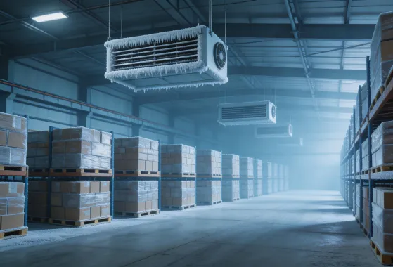 Cold chain warehouse refrigeration