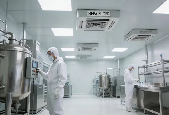 Pharmaceutical cleanroom HVAC