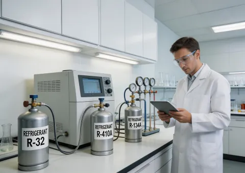 Low-GWP refrigerant testing laboratory