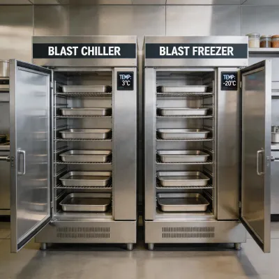 blast chiller vs blast freezer